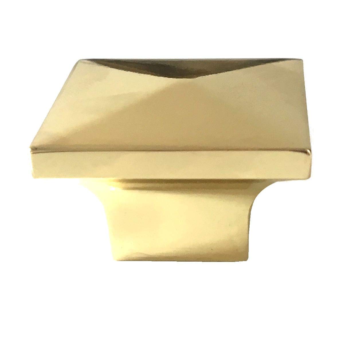 Poignées bronze brossé pour commode et meuble chic, anneau carré élégant
