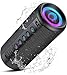 dotn Bluetooth Lautsprecher, 2026 Musikbox Bluetooth 5.4 mit RGB Licht, Tragbare Bluetooth Box, Freisprechfunktion, IPX7 wasserdicht, kraftvoller Sound für Outdoor, Garten und Reisen