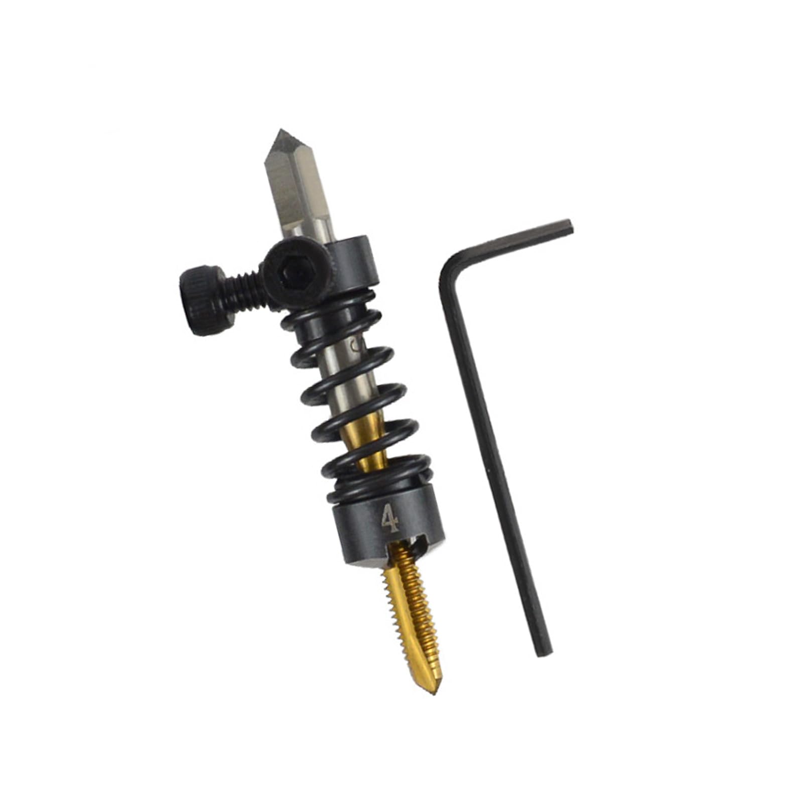 MultiSize Tap Deburring Tool Set Deburring Tap Chamfer Design for Edges Smoothing in Various Applications Steel Drill Bit