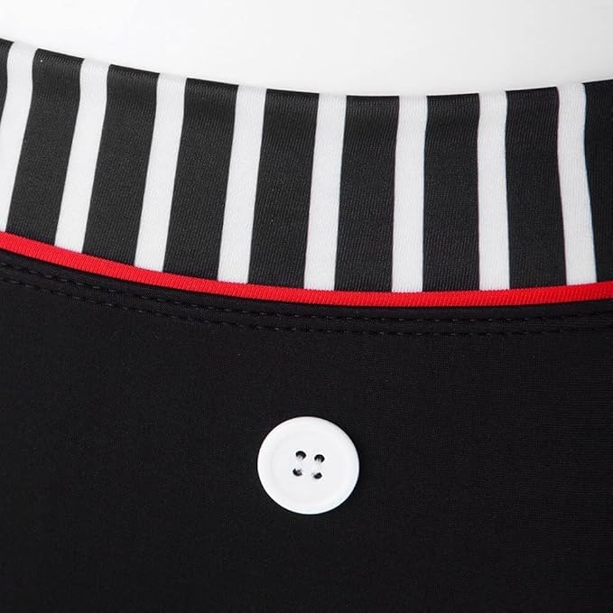 Boolavard Women Vintage 50s Pinup Girl Rockabilly High Waist Retro Bikini Swimsuit Set4