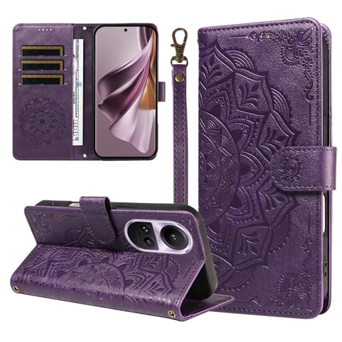 �X�}�z�P�[�X �Ή��@�� for Oppo Reon 10 / Reon10 Pro �X�}�z�P�[�X�y�t���b�v�� �X�^���h�t�� �J�[�h�z���_�[ �������[ �}�O�l�b�g���� �E�H���b�g�zPurple