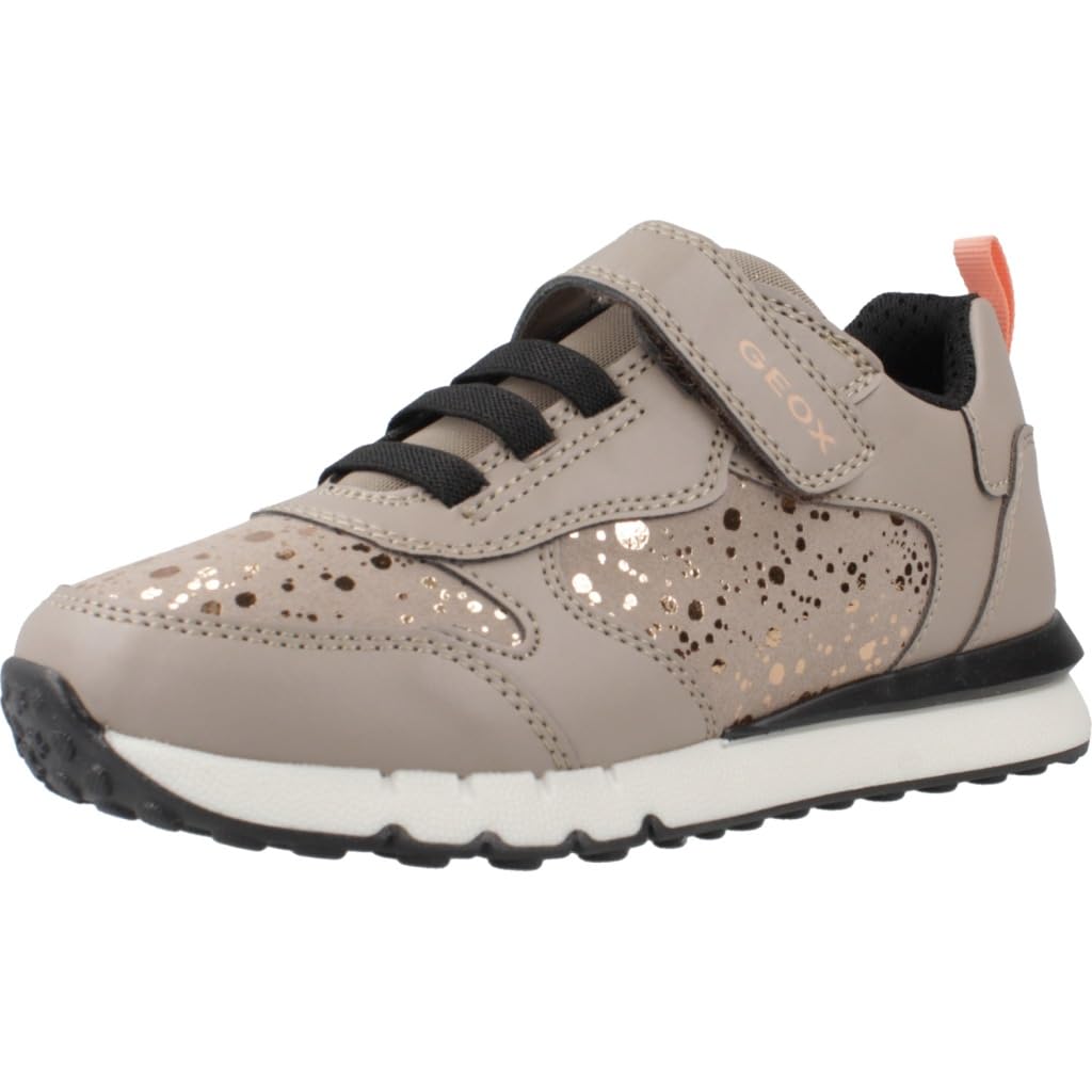 Geox J FASTICS Girl B, Sneaker, Beige
