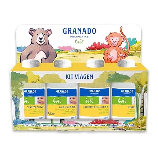 Granado Kit Viagem Do Bebê, 60ml, 4 Unidades