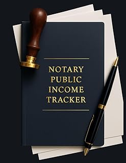 Notary Public Income Tracker Track Your Sales, Expenses & Profits: Designed for Mobile notaries, signing agents, legal service providers