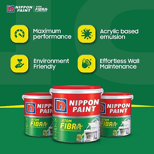Image of Nippon Paint Atom Fibra 2 In 1 Interior & Exterior Emulsion 10 L Oranges (Soft)