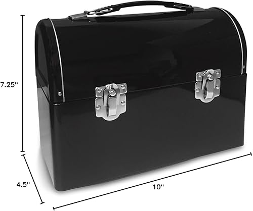 Miniatura 3 de Fiambrera de cúpula de metal liso -