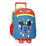 Incorpora un carro con ruedas de silicona y sistema Magic Fix para conseguir una mayor sujeción de la mochila al carro. Puede quitarse fácilmente si prefieres llevarla a la espalda.