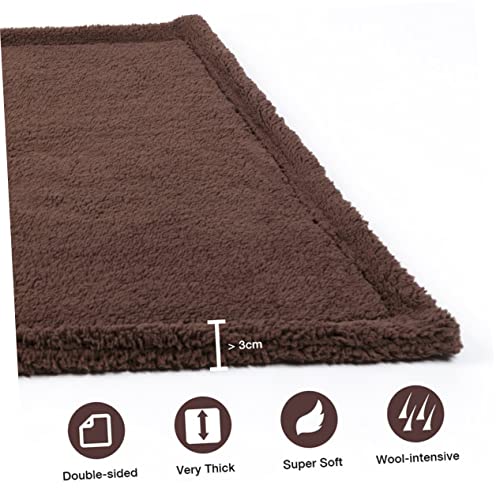 Tapis moelleux pour grand chien et chat couverture peluche chaude L