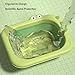Portable Baby Bather, Foldable Butt Washing Device for Newborns Multi Functional Lightweight and Portable Baby's Favorite (Green)