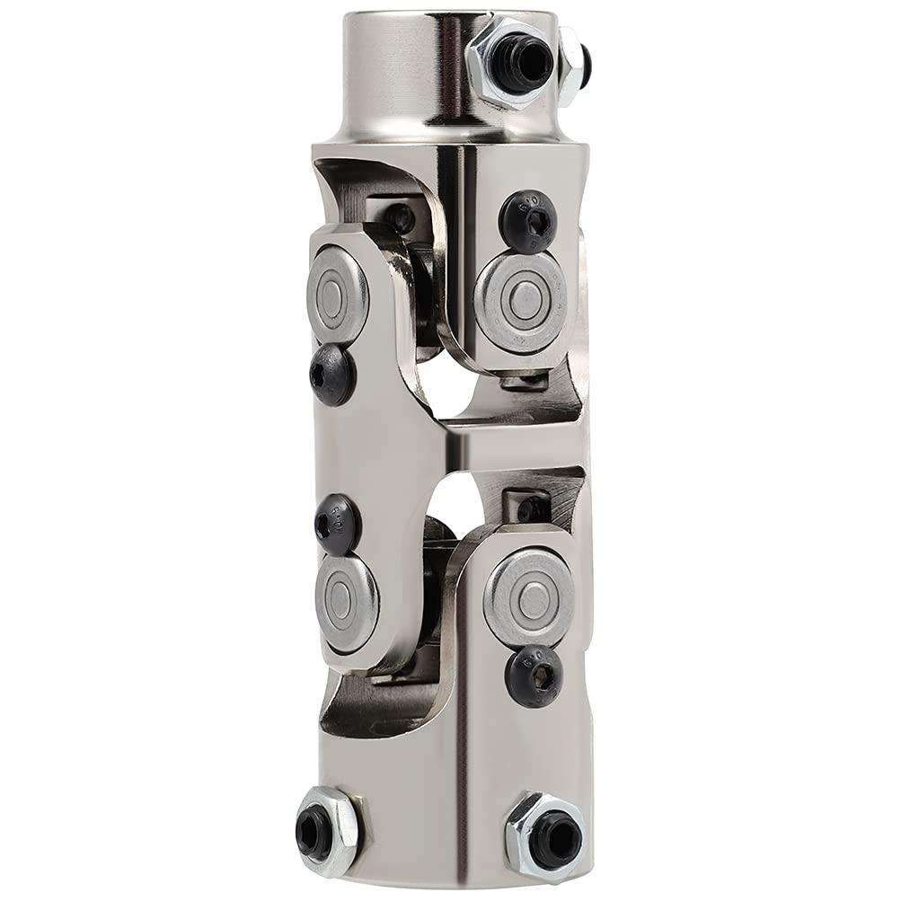 OCPTY 1 dd - 3/4dd Double Steering Universal Joint Chrome U-Joint New 127mm Automotive