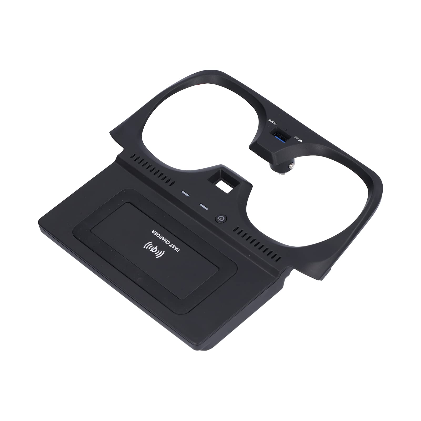 Cargador Inalámbrico, Soporte para Teléfono de Carga Rápida Qi de 15W con Puerto USB QC3.0 Compatible con Serie 3 G20 G28 2019-2020
