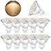 Price comparison product image Bombubilla MR16 LED Bulbs, Warm White 3000K, 12V GU5.3 LED Light Bulbs Spotlight 5W, 50W Halogen Equivalent, 120° Beam Angle, 10 Pack