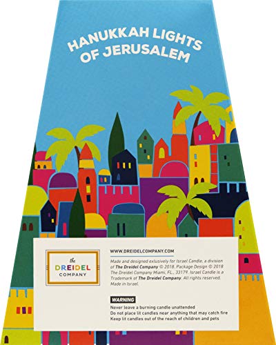 image for The Dreidel Company Hanukkah Candles 45 Chanuka Candles, 1-Hour Burn T
