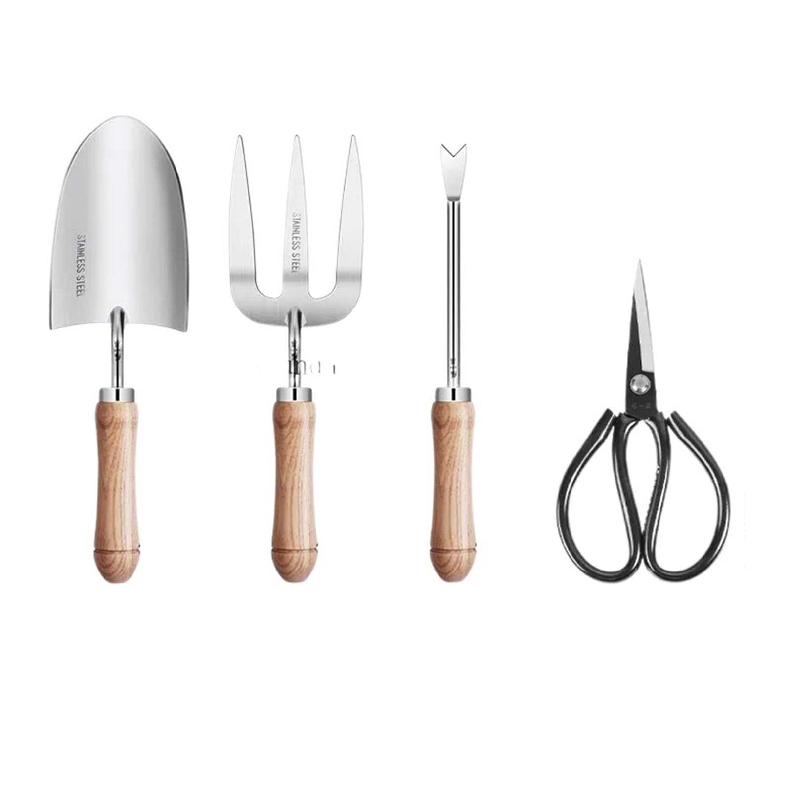 Handgabel Dreiteiliges Set Pflanzwerkzeuge for den Hausgarten: Sukkulenten-Schaufel, Spaten, Gartenschaufel(Household Shears)