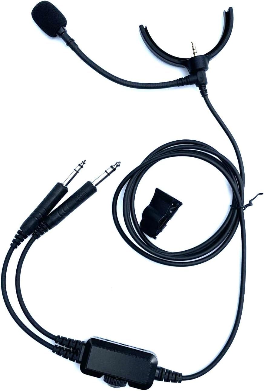 Crystal Mic Pro Typhoon for GA with TSOd Intricon Mic. Compatible with Sony WH-1000XM5 (Not upgradeable to Bluewave)