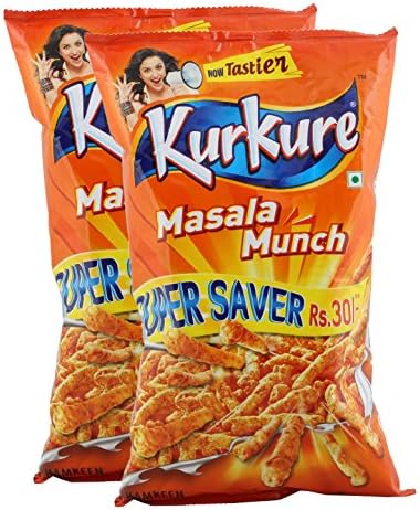 Kurkure Star Combo - Snacks Masala Munch Super Saver, 155g (Pack of 2) Promo Pack