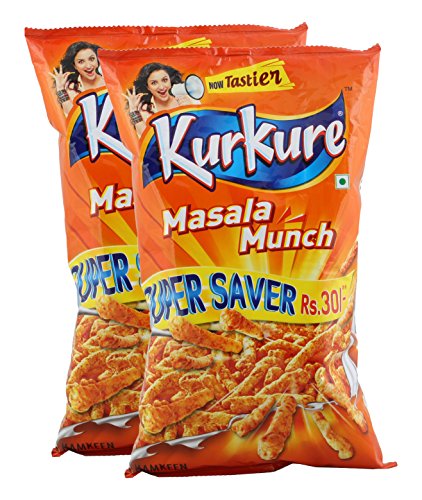 Image of Kurkure Food World Combo - Snacks Masala Munch Super Saver, 155g (Pack of 2) Promo Pack
