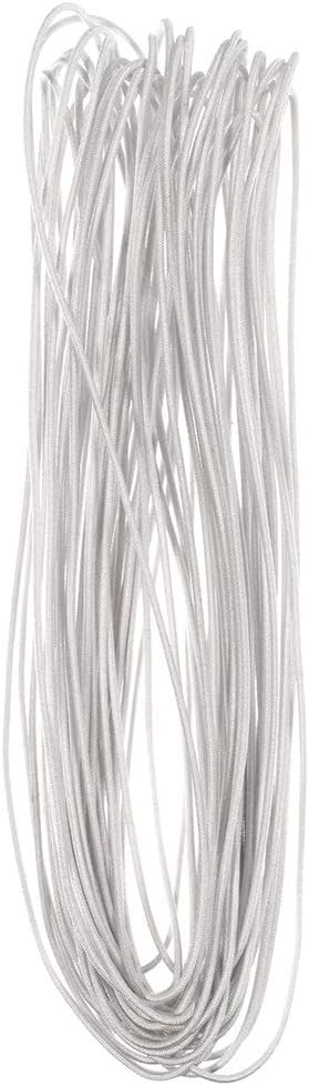 1/16インチゴムコードビーズクラフトストレッチストリング 様々な色 10 Feet 10 X PAR-116EC-CHCLGRAY