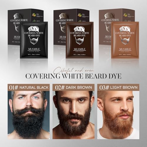 Tinte para Barba y Cabello Yibay Dark Brown Pack x10 miniatura 7