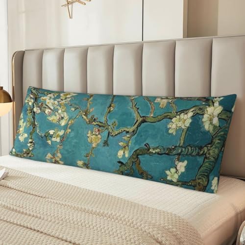 Housse de coussin fleurs d'amandier rectangulaire 51x137 cm - 7