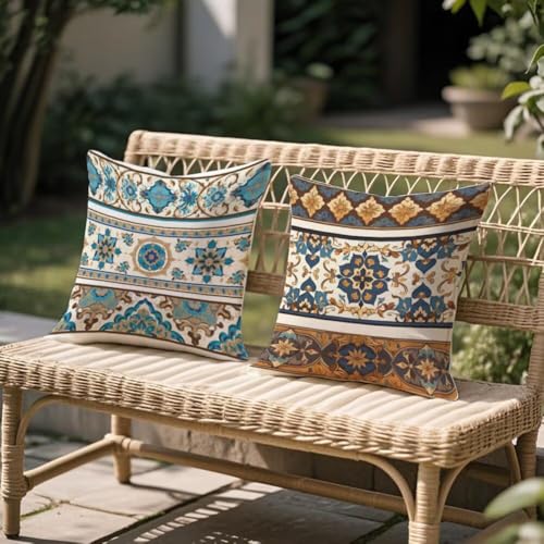 Generic Jonceen Streifen Outdoor Kissenbezug 2er Set