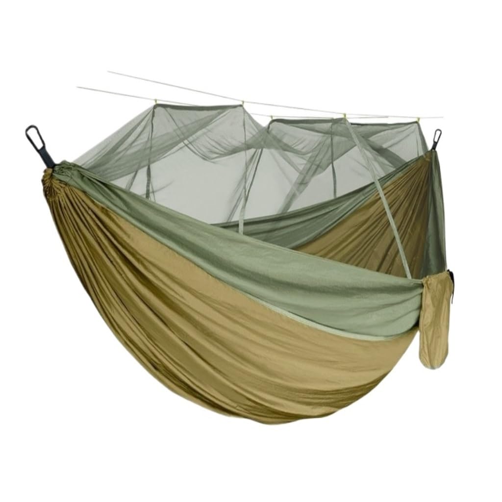 Hamac de camping en plein air avec moustiquaire - Tente d'arbre respirante pour voyage - Hamac suspendu anti-moustique