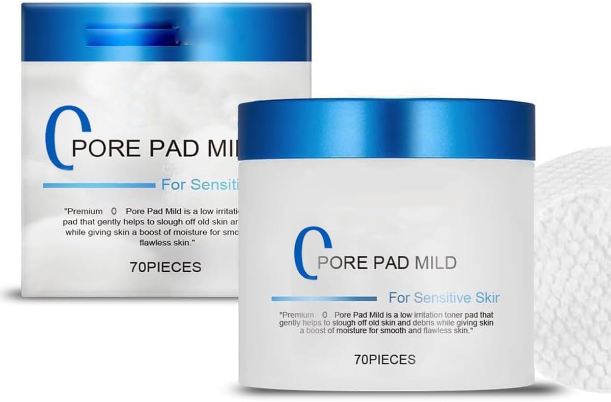 0 Pore Pads 2.0, Dual-Textured Facial Toner Pads, Korean Skin Care 4.5% AHA Lactic Acid, 0.45% BHA Salicylic Acid for Exfoliation and Pore Care-70pads