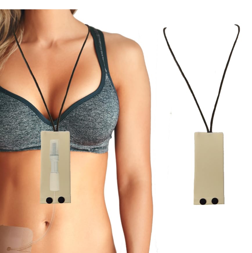 Peritoneal Dialysis Catheter Shower Cover? Peritoneal Dialysis Catheter Holder for Baxter 5C4482 5C4483, PD Secure Shower Support for Men & Women (Beige)