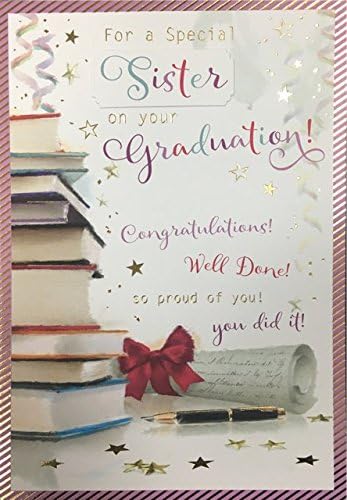 Graduation Congratulation Female Card for Granddaughter Daughter Sister Niece or Friend