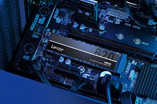 Image of Lexar NM620 2TB SSD, M.2 2280 PCIe Gen3x4 NVMe 1.4 Internal SSD, Up to 3500MB /s Read, 3000MB /s Write, 3D NAND Flash Internal Solid State Drive for PC Enthusiasts and Gamers (LNM620X002T-RNNNG)