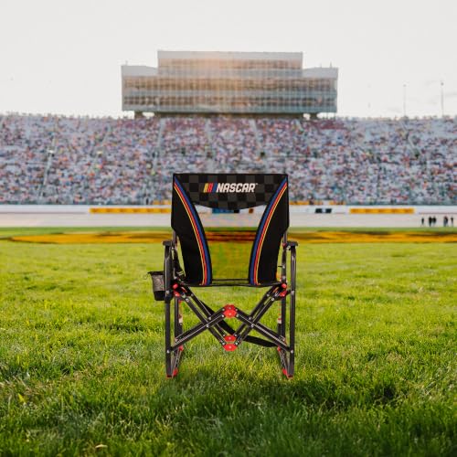 GCI Outdoor NASCAR Adjustable Rocker Camping & Sideline Sports Chair | Portable Folding Rocking Chair with Durable Armrests, Adjustable Shocks & Drink Holder - image 7