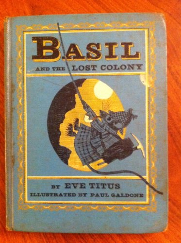 Basil and the Lost Colony (A Basil of Baker Str... B000RDO4CU Book Cover