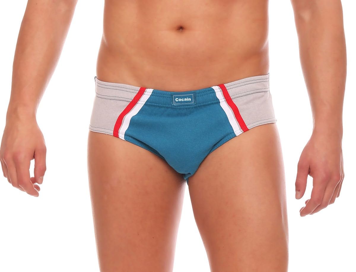 Cocain underwear 6 | 9 | 12 sztuk kolorowych męskich majtek sportowych majtki bez rozporka 100% bawełna czesana w różnych kombinacjach kolorystycznych rozm. M do 4XL