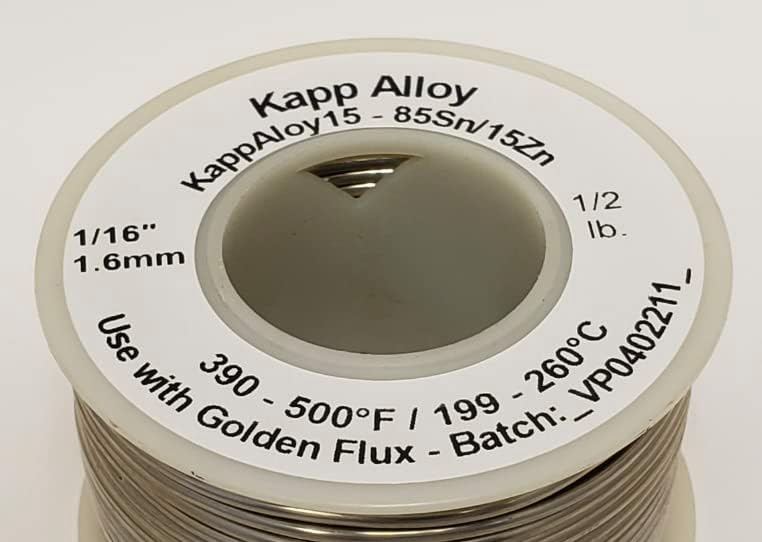 Miniatura 3 de KappAloy15 Soldadura de aluminio de 1/16" de diámetro (mediano)