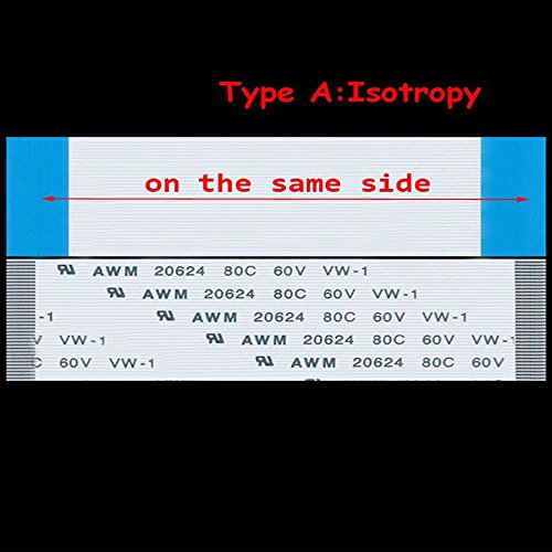 Gimax 100pcs 150mm Length 0.5mm Pitch Type A Isotropy FFC FPC Flexible Flat Cable 4P 5P 6P 7P 8P 9P 10P 11P 12P 13P 14P 15P 16P 17P - (Color: 15P)