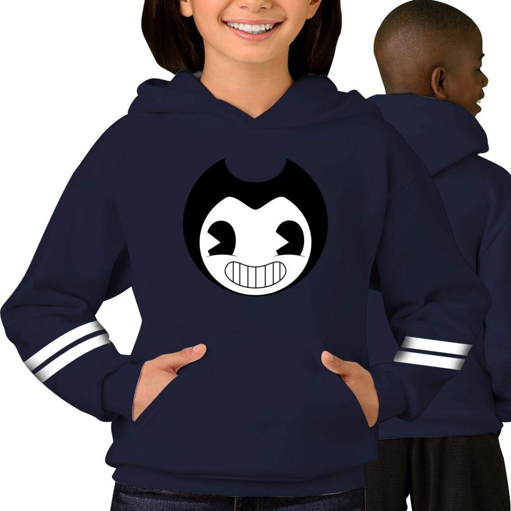 Children Youth Survival Horror Game Hoodies Soft Hooded Sweatshirts for Kids Navy M