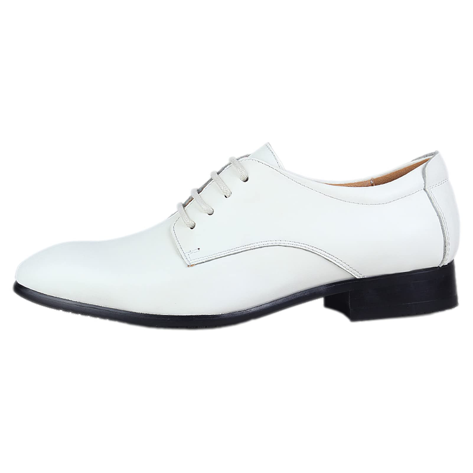 ANUFER Uomo Inteligente Vera Pelle Scarpe da Sera Formale Azienda Derby Allacciate