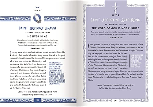 A Saint a Day: A 365-Day Devotional Featuring Christian Saints (True Stories of Faith)