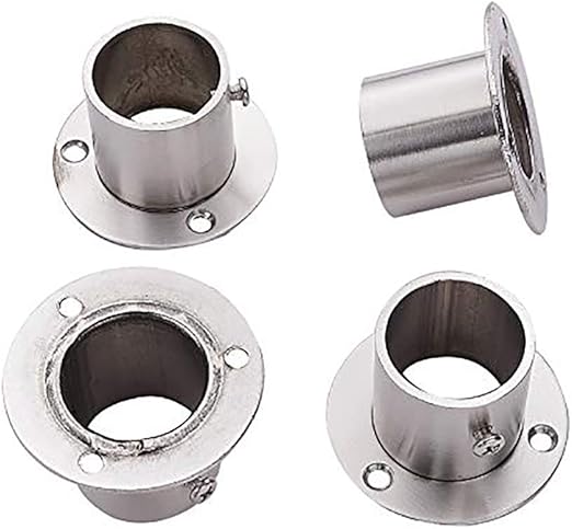Amazon Mromax フランジ 溶接ネックフランジ パイプチューブ フランジ付ジョイント 溶接ネック パイプ 修理部品 304 ステンレス鋼 溶接ネックフランジ 配管用部品 機械配管用 内径 32ｍｍ 40 62ｍｍ 4点 額受 ピクチャーハンガー