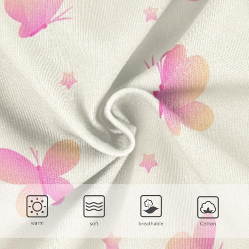 Pink Peach Gradient Butterflies Beige Girls Underwear Toddler 2t Cotton Little Girl Panties Bright Briefs Underpants3