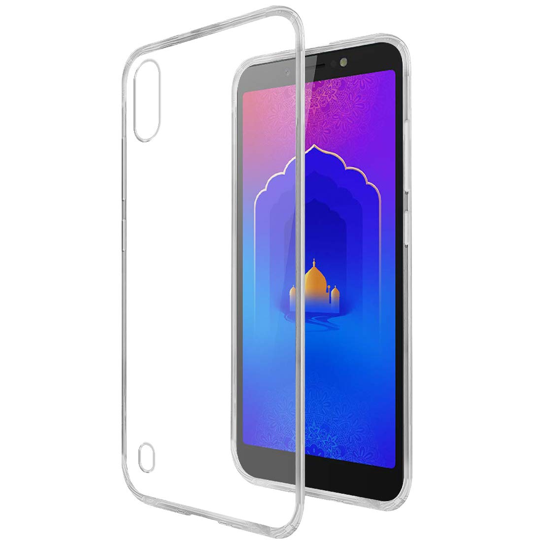 Amazon Brand - Solimo Mobile Cover for Tecno Camon i Ace 2 (Soft & Shockproof Back Case with inbuilt Cushioned Edges), Transparent