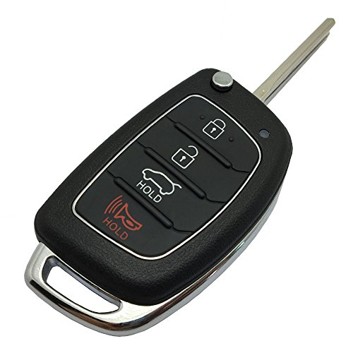 Replacement Key Fob Case Fit Hyundai Sonata Santa Fe Flip Key Remote Control Key Fob Shell