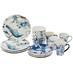 Certified International Indigold 16 pc. Dinnerware Set, Service for 4, Multicolored