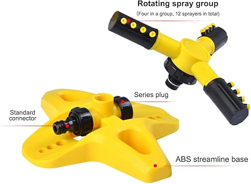 Miniatura 5 de Rociadores para patio, Aspersor de agua para césped, Aspersor de césped, Rociadores de césped para patio, Aspersores para patio grande, Sistema de