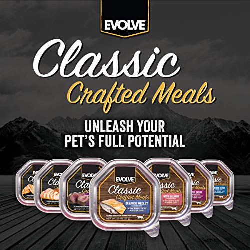 Evolve Classic Crafted Meals Salmon Recipe Dog Food (Pack Of 15) #TOP4