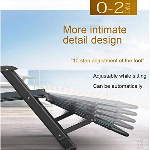 Fauteuil inclinable réglable avec larges accoudoirs et rampes de qualité - 5