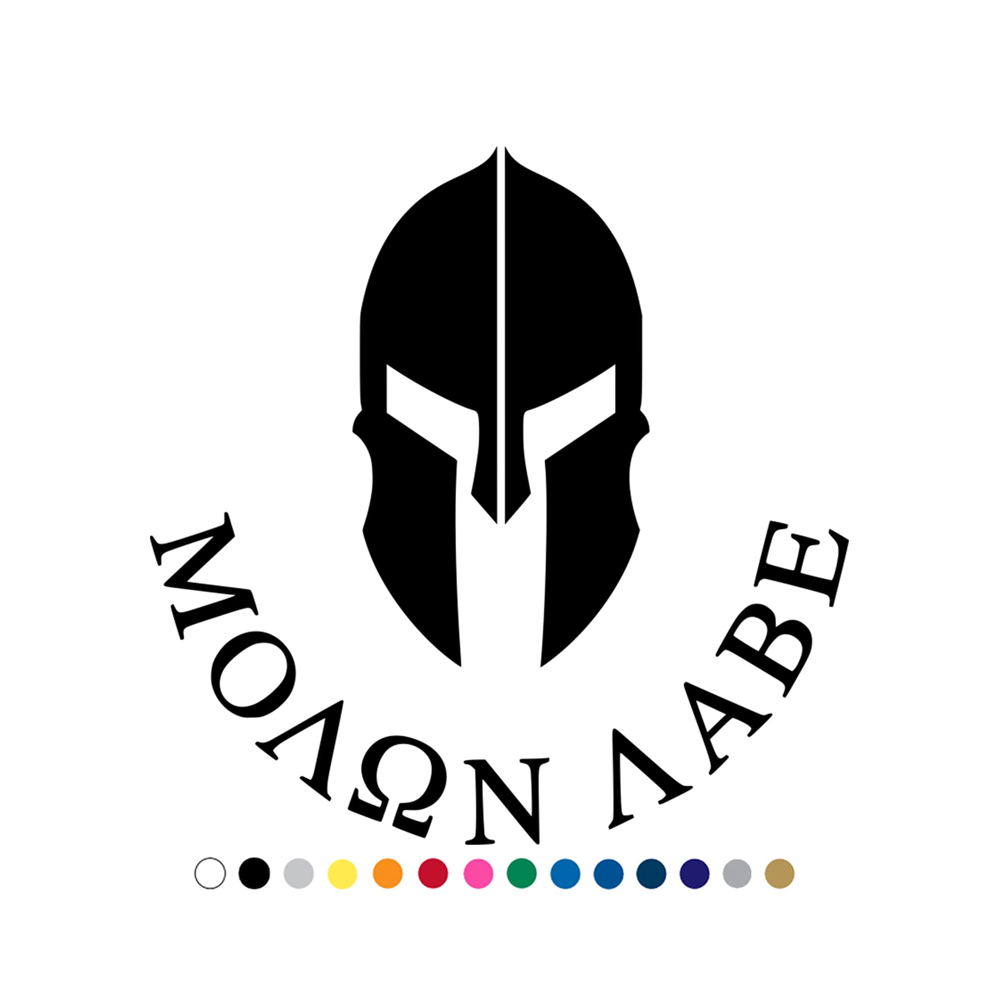 Molon Labe Hood Decal Spartan Helmet Vinyl Sticker Come and Take It 2nd Amendment Graphic Car Truck Suv spare tire rear window v2