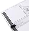 Multi-functional Drafting Board Drafting Table A3 Angle Adjustable Drafting Table Sliding Ruler Durable T-Square