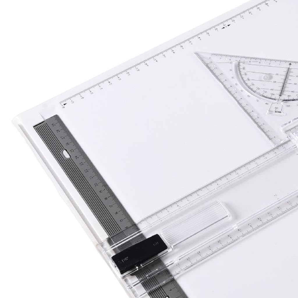 Mesa de Dibujo Cuadrada en T, Mesa de Dibujo Ajustable A3