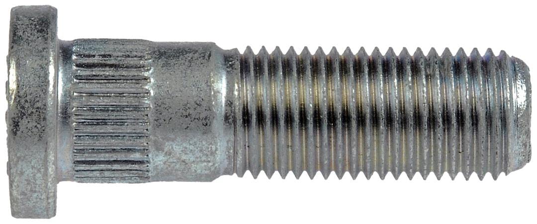 Dorman (610-320.1) 'M12-1.25' and 41.5mm Long Serrated Wheel Stud - Dorman Wheel Stud 610-320.1 - M12-1.25 Serrated Wheel Stud - 12.83mm Knurl, 41.5mm Length - WHEEL BOLT - M12-1.25 Serrated Wheel Stud - 12.83mm Knurl, 41.5mm Length - Wheel Stud - Wheel Bolt - These wheel lug studs are made of carbon steel and tested to demanding automotive industry standards to ensure strength, longevity and safety. - Infiniti 2006-90, Nissan 2023-68, Suzuki 2012-09
